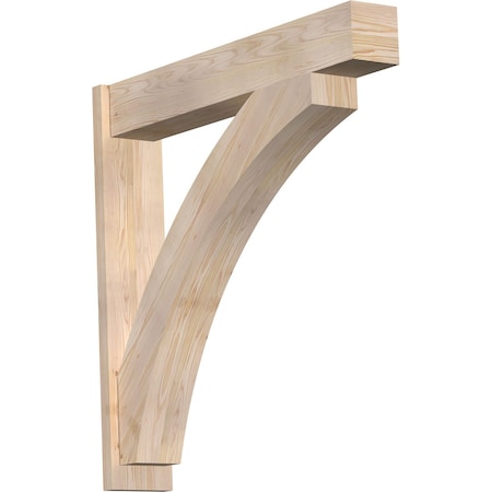 Ekena Millwork Thorton Block Smooth Outlooker, Douglas Fir, 7 1/2"W x 42"D x 42"H OUT08X42X42THR05SDF